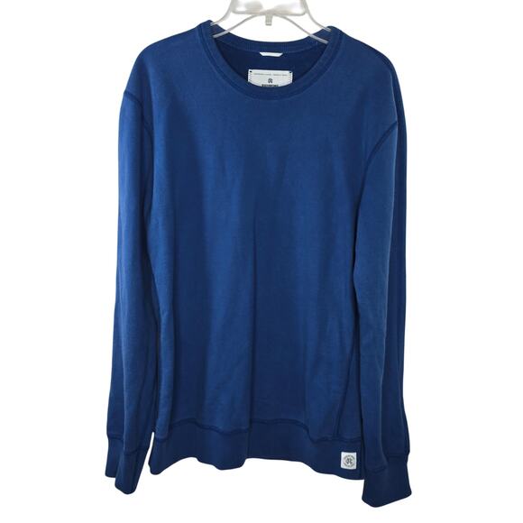 Reigning Champ Athletic Wear Blue Crew Neck Cotton Sweatshirt Size Small - Picture 1 of 7